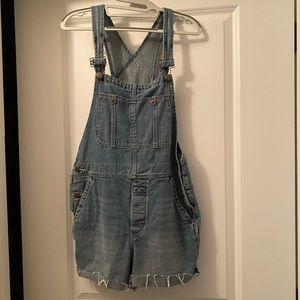 Free people short(s) overalls/coverall/shortall